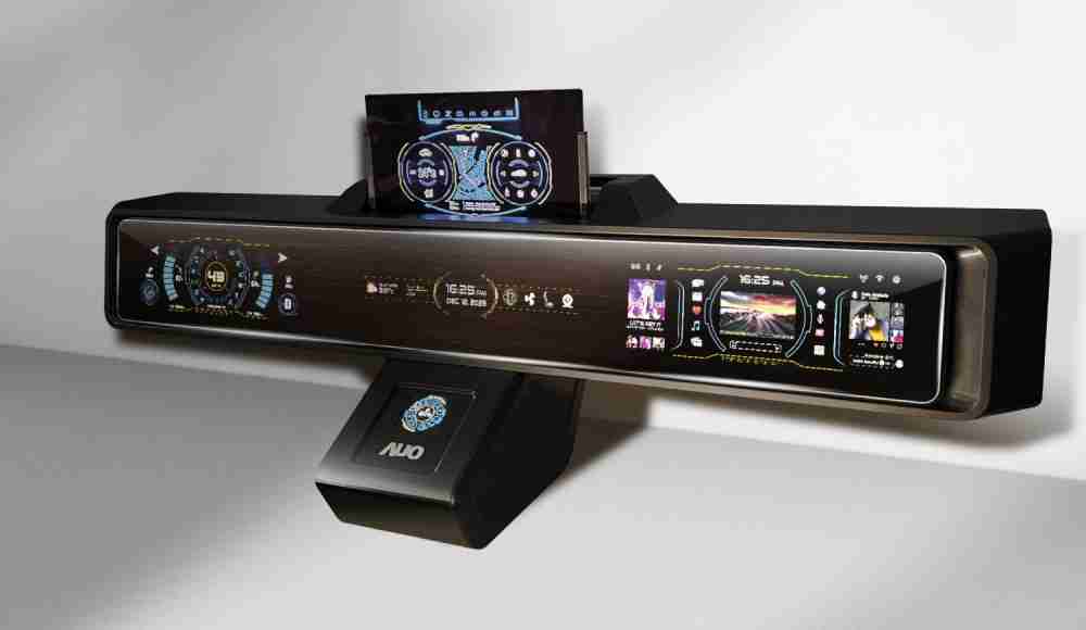 彩神vllMicro LED沉浸式车舱显示方案结合 可卷式、、可伸缩的Micro LED应用并可呈现不同的质感纹路，，展现人性化设计